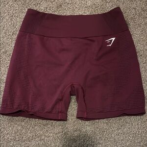 Gymshark Women's Burgundy Shorts